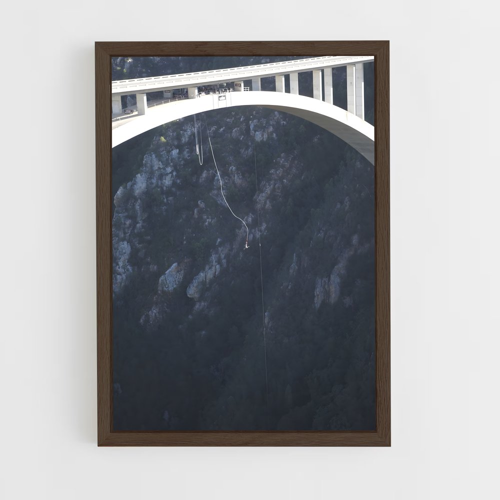 Poster Vertige au Bloukrans – affiche Saut à l’élastique (vue 5)